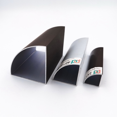 Zaokrąglony narożnik Aluminiowa rura kwadratowa Profil aluminiowy malowany proszkowo 25x25
