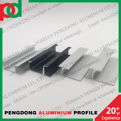 Profile aluminiowe anodowane w kolorze 6063 do przesuwanych drzwi szafy