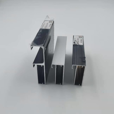 Profile aluminiowe anodowane w kolorze 6063 do przesuwanych drzwi szafy