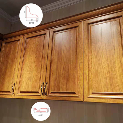 Foshan Producent Wysoki połysk srebrny Polerowanie Aluminiowy profil szafki kuchennej