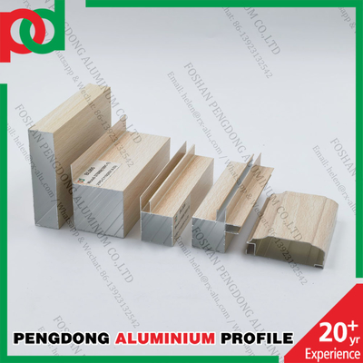 Foshan Producent Wysoki połysk srebrny Polerowanie Aluminiowy profil szafki kuchennej