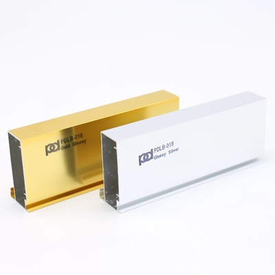 Foshan Producent Wysoki połysk srebrny Polerowanie Aluminiowy profil szafki kuchennej