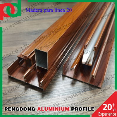 L20 i L25 Popularne kolory Profile aluminiowe do okien i drzwi