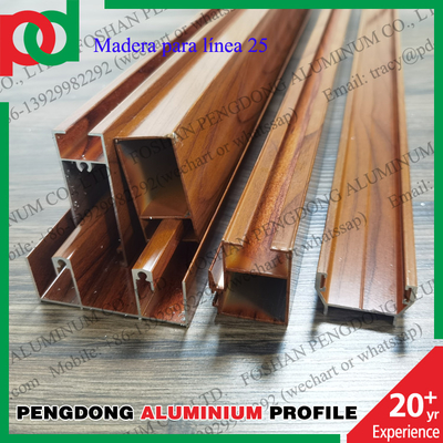 L20 i L25 Popularne kolory Profile aluminiowe do okien i drzwi