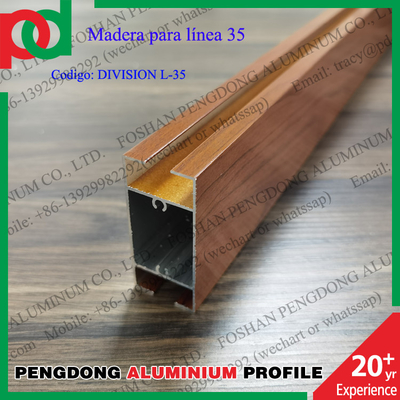 L20 i L25 Popularne kolory Profile aluminiowe do okien i drzwi