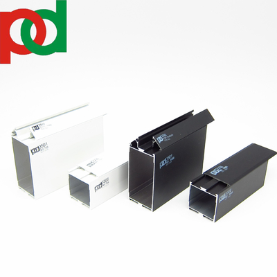 Czarne anodowane profile Aluminio do okien i drzwi Serie 35