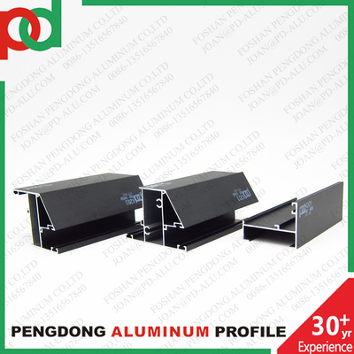 Powder Coated Profiles Aluminum For Windows And Doors In Serie 42 Made In Foshan To Peru Bolivia Chile 6000 Series Grade