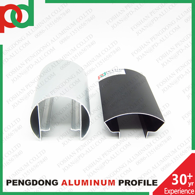 6M Długość Plata Mate Czarny Kolor Drewniany Profile Aluminiowe z anodowanym wykończeniem i różnymi rozmiarami