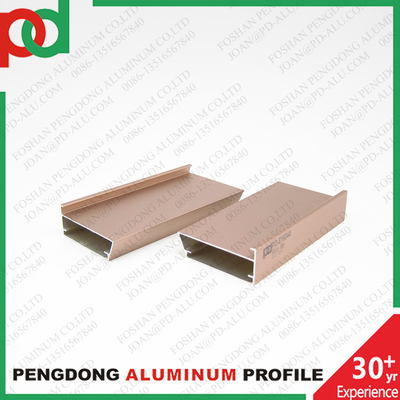 Aluminiowe profile uchwytów do szafek kuchennych, drzwi szklanych i ram żaluzji są ze stopu