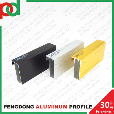 Produkcja profili aluminiowych w technologii wytłaczania, konfigurowalnych dla drzwi szklanych, szafek kuchennych, szaf i MDF melaminy