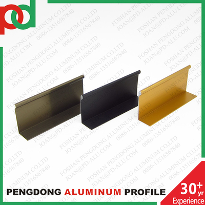 Produkcja profili aluminiowych w technologii wytłaczania, konfigurowalnych dla drzwi szklanych, szafek kuchennych, szaf i MDF melaminy