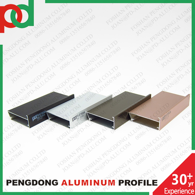 Produkcja profili aluminiowych w technologii wytłaczania, konfigurowalnych dla drzwi szklanych, szafek kuchennych, szaf i MDF melaminy