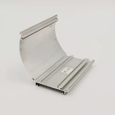 Anodowane aluminiowe profile kurtynowe 6063 Pręt sprężynowy Rura dolna