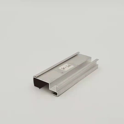 Anodowane aluminiowe profile kurtynowe 6063 Pręt sprężynowy Rura dolna