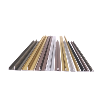 Aluminiowe profile wykończeniowe serii 6063 w kształcie litery T do szafki i podłogi