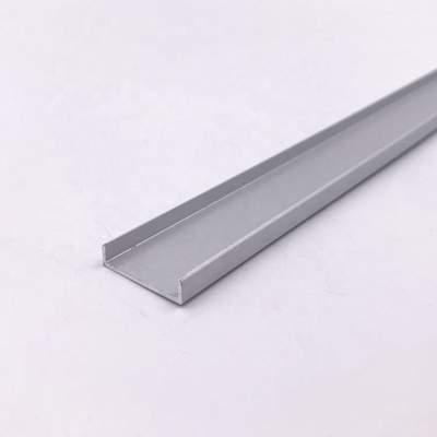 Aluminiowe profile wykończeniowe 18 mm w kształcie litery U Dekoracyjna płytka obrzeżowa