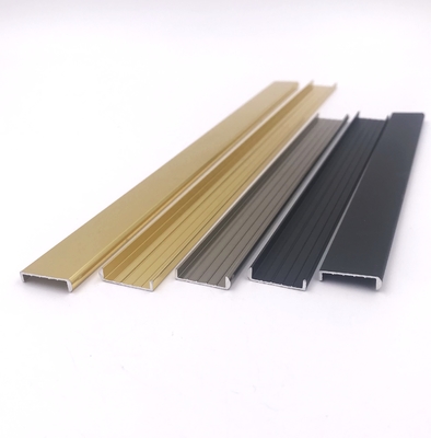 16,3 mm U Kształt 6063 T5 Aluminiowe profile wykończeniowe Dekoracyjne obrzeża z płytek