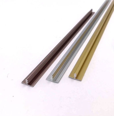 11,7 mm anodowane profile aluminiowe w kształcie litery T chromowane złoto różowe złoto