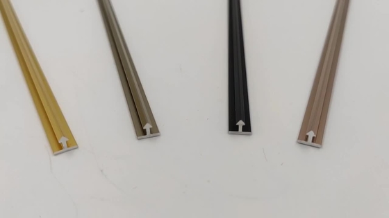 Wytłoczki aluminiowe w kształcie litery T o grubości 6 mm Srebrne anodowane Tolerancja 0,12 mm