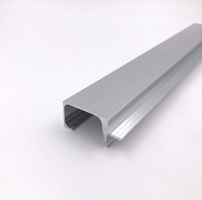 Aluminiowe profile wykończeniowe w kształcie litery G polerowanie srebrem Dekoracyjne obrzeża