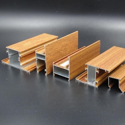 Libia i Algieria Wood Grain Aluminiowy profil do drzwi i okien