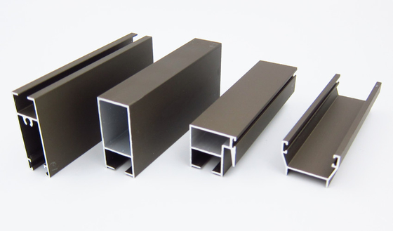 Niestandardowe aluminiowe ramy okienne przesuwne 6063 T5 Malowanie proszkowe