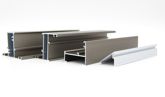 Linea 42 6063 T6 Aluminiowe profile okienne do okien skrzydłowych anodowane w kolorze srebrnym