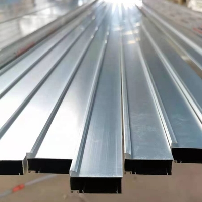 Dźwiękoszczelny T5 6063 Aluminiowy profil kuchenny Srebrny połysk polerowany
