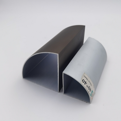 Zaokrąglony narożnik Aluminiowa rura kwadratowa Profil aluminiowy malowany proszkowo 25x25