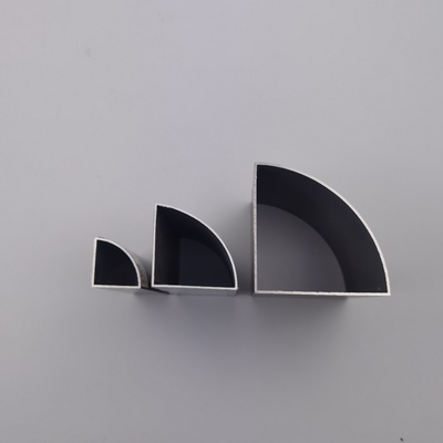 Zaokrąglony narożnik Aluminiowa rura kwadratowa Profil aluminiowy malowany proszkowo 25x25