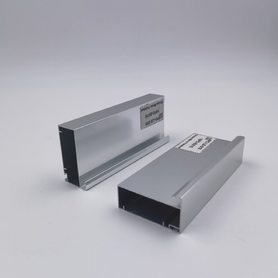 Aluminiowe profile kuchenne z jasnym srebrnym lakierem proszkowym do ACP