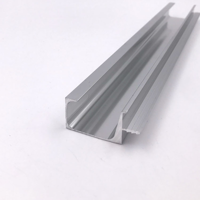 Aluminiowe profile wykończeniowe w kształcie litery G polerowanie srebrem Dekoracyjne obrzeża