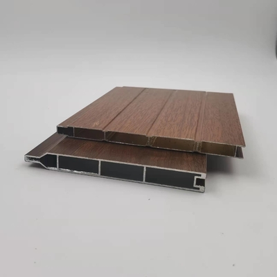 Profile aluminiowe z drewna z ziarnami serii 6063