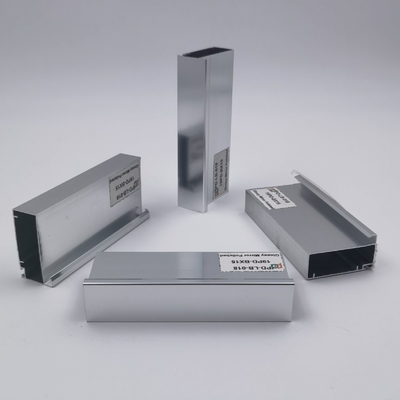 T5 6063 Aluminiowy profil szafki kuchennej Jasne srebrne polerowanie