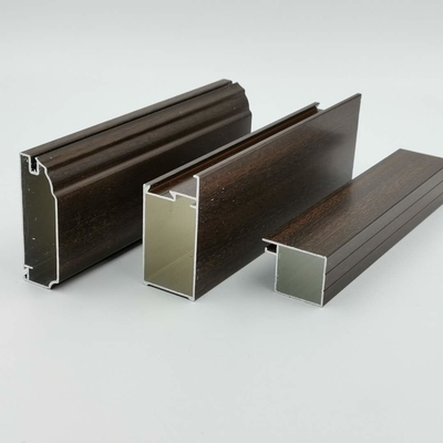 Izrael 6063 T5 Niestandardowe aluminiowe profile drzwi szafy o grubości 1,2 mm malowane proszkowo