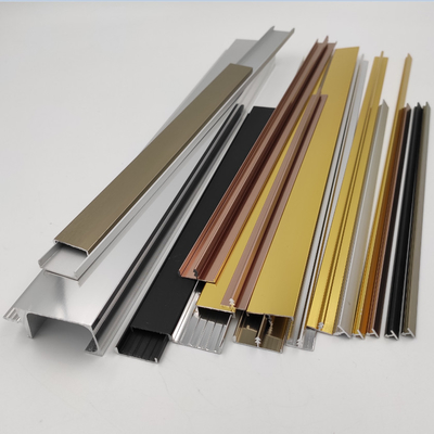 Tolerancja 0,12 mm aluminiowe profile wykończeniowe T i U i G Kształt