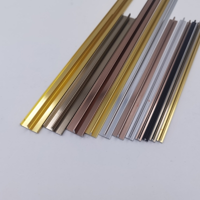 Aluminiowe profile wykończeniowe serii 6063 w kształcie litery T do szafki i podłogi