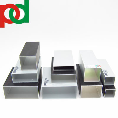 Dobra cena 6063 T5 Aluminiowe rury Pustkie prostokątne Aluminiowe kwadratowe rury Aluminiowe kąt w Internecie